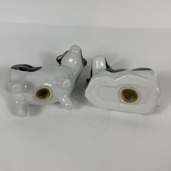 Black and white cow salt and pepper shakers - Picture 7 of 8